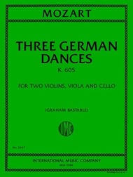 Three German Dances String Quartet cover Thumbnail